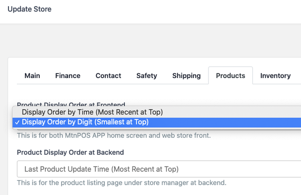 Product Sorting Cinfig1