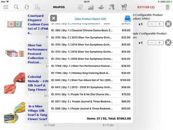 Mtnpos Report Sales Product