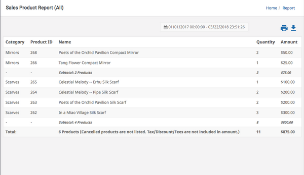 Mtnpos Report Sales Product